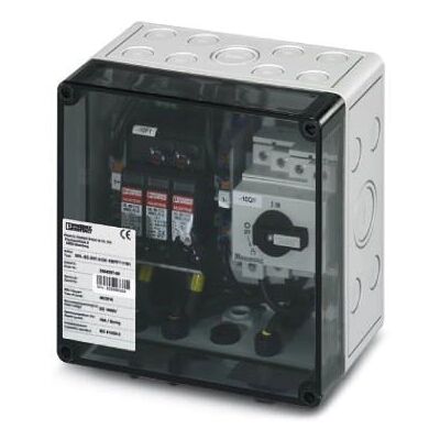 Phoenix Contact 2404297 Elektrisk Kabinet - PV-forbindelsesboks for 2 strenge Phoenix Contact 2404297 Elektrisk Kabinet - PV-forbindelsesboks for 2 strenge