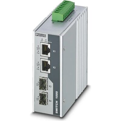 Phoenix Contact FL SWITCH 1000T-2POE-GT-2SFP Commutateur Ethernet Industriel Phoenix Contact FL SWITCH 1000T-2POE-GT-2SFP Commutateur Ethernet Industriel