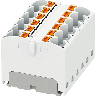 Phoenix Contact 3273824 Verteilerblock - 12-polig, 32A, Weiß Phoenix Contact 3273824 Verteilerblock - 12-polig, 32A, Weiß