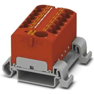 Phoenix Contact PTFIX 10/12X4-NS35A RD - Bloque de distribución Phoenix Contact PTFIX 10/12X4-NS35A RD - Bloque de distribución