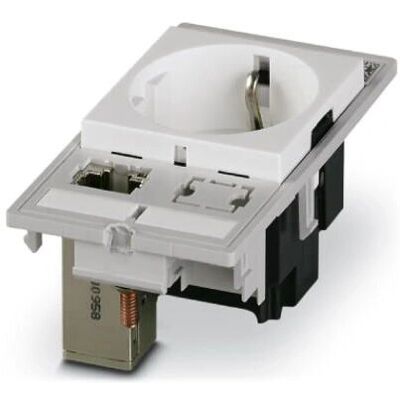 Phoenix Contact 1054542 Wandplatte - RJ45, Grau - IP20 - Kunststoff Phoenix Contact 1054542 Wandplatte - RJ45, Grau - IP20 - Kunststoff
