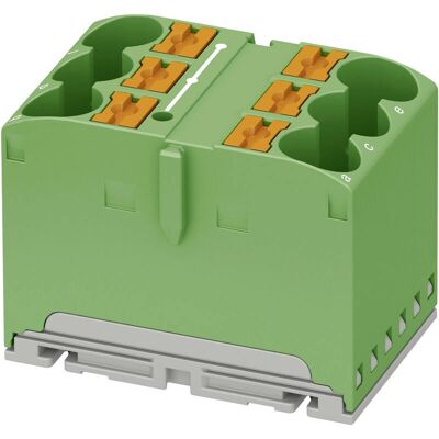 Phoenix Contact 1082391 Distribution Block - Green - Push-in Connection Phoenix Contact 1082391 Distribution Block - Green - Push-in Connection
