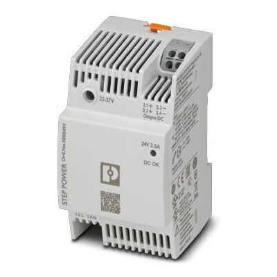 Phoenix Contact STEP3-PS/1AC/24DC/2.5/PT Stromversorgung - 60W, Weiß Phoenix Contact STEP3-PS/1AC/24DC/2.5/PT Stromversorgung - 60W, Weiß