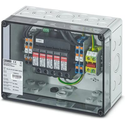 Phoenix Contact 1105828 Caja eléctrica IP65 - PV 1000V DC Tipo 2 2MPPT Phoenix Contact 1105828 Caja eléctrica IP65 - PV 1000V DC Tipo 2 2MPPT