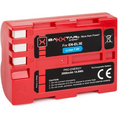 Batteria Patona Nikon EN-EL3e - Alta Capacità Li-Ion, Compatibile con Nikon D700 D300 D200 D100 D80 D70 D50 Batteria Patona Nikon EN-EL3e - Alta Capacità Li-Ion, Compatibile con Nikon D700 D300 D200 D100 D80 D70 D50
