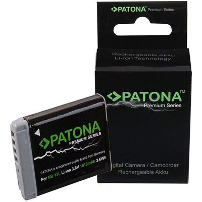 Batteria Patona Premium NB-13L per Canon PowerShot G7X G5X G9X G7X Mark II Batteria Patona Premium NB-13L per Canon PowerShot G7X G5X G9X G7X Mark II