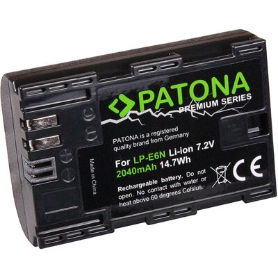 Batteria Patona Canon LP-E6N - DSLR & Mirrorless - 2250mAh Batteria Patona Canon LP-E6N - DSLR & Mirrorless - 2250mAh