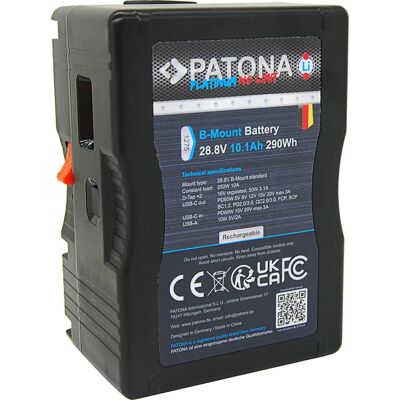 PATONA 1275 Kameraakku - Lithium-Ion 10100 mAh PATONA 1275 Kameraakku - Lithium-Ion 10100 mAh