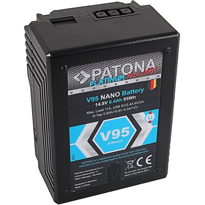 Batteria Fotocamera PATONA V95 ad Alta Capacità - Batteria per Fotocamera Batteria Fotocamera PATONA V95 ad Alta Capacità - Batteria per Fotocamera