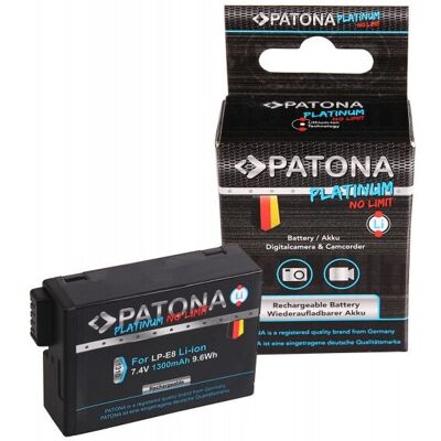 Batteria Patona Canon LPE8 - Fotocamera Lithium-Ion 1300mAh Batteria Patona Canon LPE8 - Fotocamera Lithium-Ion 1300mAh