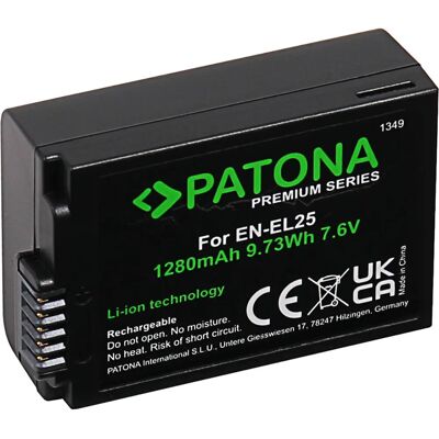 Patona EN-EL25 Kameraakku - Nikon Kompatibel Lithium-Ion Patona EN-EL25 Kameraakku - Nikon Kompatibel Lithium-Ion