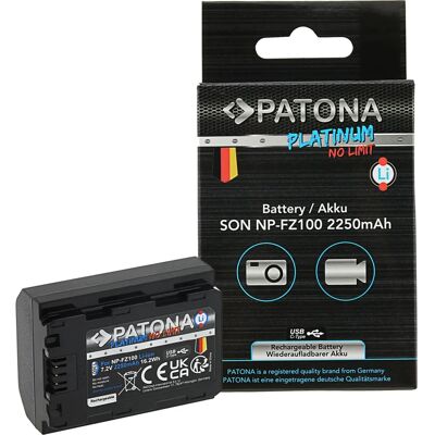 Patona NP-FZ100 Akku für Sony A7 III - 2250mAh Patona NP-FZ100 Akku für Sony A7 III - 2250mAh
