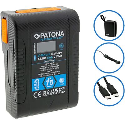 PATONA 1382 Haushaltsbatterie - Wiederaufladbare Lithium-Ionen-Batterie PATONA 1382 Haushaltsbatterie - Wiederaufladbare Lithium-Ionen-Batterie