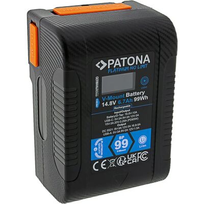 Pile pour Caméra PATONA 1383 - Lithium-Ion 6700mAh - Publicité Pile pour Caméra PATONA 1383 - Lithium-Ion 6700mAh - Publicité