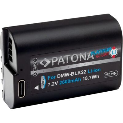 Akumulator kamery Patona Panasonic DMW-BLK22 USB-C Akumulator kamery Patona Panasonic DMW-BLK22 USB-C