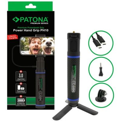 PATONA PH10 Powerbank - 10000 mAh, Schnellladung, Schwarz PATONA PH10 Powerbank - 10000 mAh, Schnellladung, Schwarz