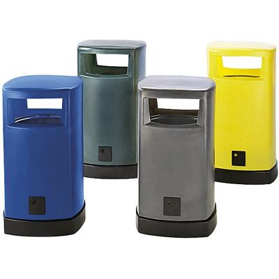 Kaiserkraft Contenedor de residuos verde - 80L - Exterior Kaiserkraft Contenedor de residuos verde - 80L - Exterior
