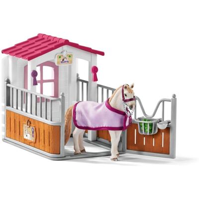 Estábulo de cavalo Lusitano da Schleich - Conjunto de Brinquedos Estábulo de cavalo Lusitano da Schleich - Conjunto de Brinquedos