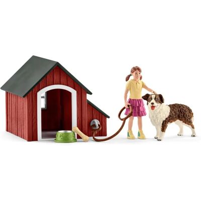 Schleich Farm World 42376 Children's Toy Figure - Dog Kennel Schleich Farm World 42376 Children's Toy Figure - Dog Kennel