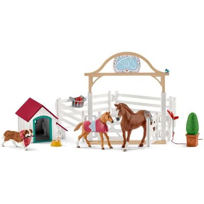 Chevaux Invités de Schleich Hannah - Set de Jouets Chevaux Invités de Schleich Hannah - Set de Jouets
