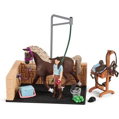 Schleich Horse Club Waschbereich mit Emily & Luna Spielset Schleich Horse Club Waschbereich mit Emily & Luna Spielset