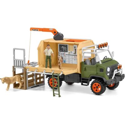 Schleich Wild Life 42475 Toy Playset - Animal Rescue Large Truck Schleich Wild Life 42475 Toy Playset - Animal Rescue Large Truck