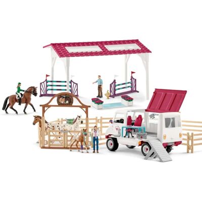 Model Schleich Horse Club - Kontrola zdrowia koni przed turniejem Model Schleich Horse Club - Kontrola zdrowia koni przed turniejem