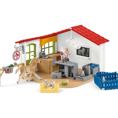 Schleich Állatorvosi Rendelő háziállatokkal - Játékkészlet Schleich Állatorvosi Rendelő háziállatokkal - Játékkészlet