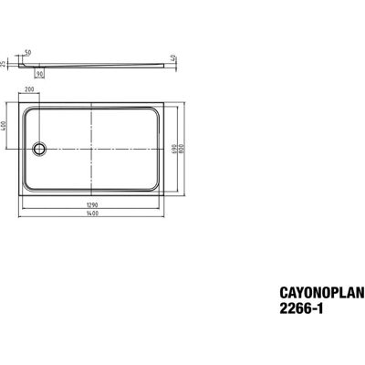 Kaldewei Cayonoplan Duschwanne 80x140 cm Perl-Effekt - Duschwanne Kaldewei Cayonoplan Duschwanne 80x140 cm Perl-Effekt - Duschwanne