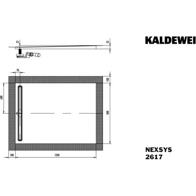 Kaldewei Nexsys Stahl-Email Rechteckige Duschwanne - Duschfläche Kaldewei Nexsys Stahl-Email Rechteckige Duschwanne - Duschfläche
