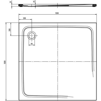Kaldewei Superplan Classic 399 Duschwanne - Extra Flach, Weiß Kaldewei Superplan Classic 399 Duschwanne - Extra Flach, Weiß