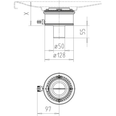Set de scurgere pentru duș Kaldewei - Foarte plat, Ușor de Curățat Set de scurgere pentru duș Kaldewei - Foarte plat, Ușor de Curățat