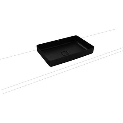 Kaldewei Miena Rechthoekige Wastafel - Duurzaam staal-emaille, zonder overloop Kaldewei Miena Rechthoekige Wastafel - Duurzaam staal-emaille, zonder overloop