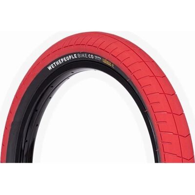 Wethepeople Attiva BMX Reifen - 20" x 2.4" - Rot/Schwarz Wethepeople Attiva BMX Reifen - 20" x 2.4" - Rot/Schwarz