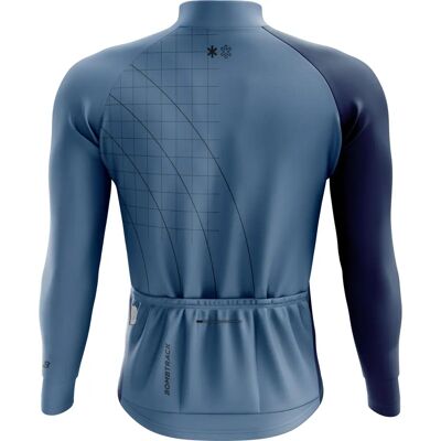 Maillot à manches longues Bombtrack - Homme Bleu - Publicité Maillot à manches longues Bombtrack - Homme Bleu - Publicité