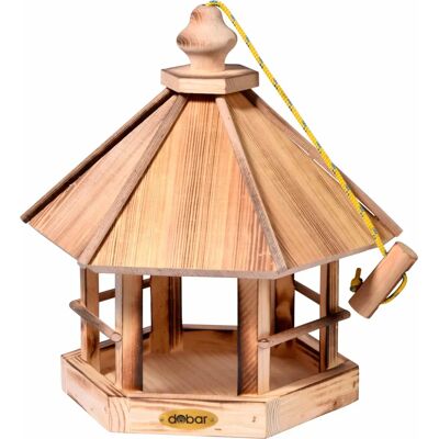 Vogelvoeder Dobar 18007FSCe - Hekskantig Rustiek Hout Vogelvoeder Dobar 18007FSCe - Hekskantig Rustiek Hout