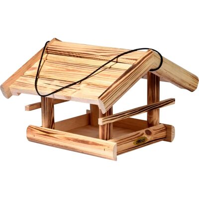 Nido per uccelli Dobar Quemado - Design rustico resistente alle intemperie Nido per uccelli Dobar Quemado - Design rustico resistente alle intemperie