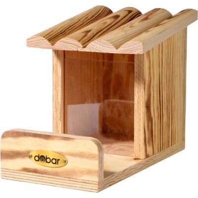 Comedero para Ardillas de Pino FSC - A prueba de clima y hecho a mano Comedero para Ardillas de Pino FSC - A prueba de clima y hecho a mano