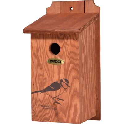 DOBAR Blaumeise Nistkasten - FSC Kiefer - 16x16x32cm - Vogelhaus DOBAR Blaumeise Nistkasten - FSC Kiefer - 16x16x32cm - Vogelhaus