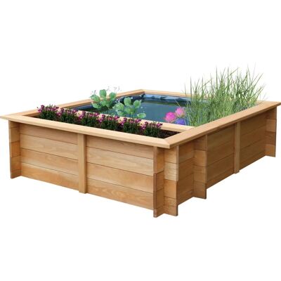 Dobar Maxime Holzpool - Kompakter Umweltfreundlicher Gartenteich Dobar Maxime Holzpool - Kompakter Umweltfreundlicher Gartenteich