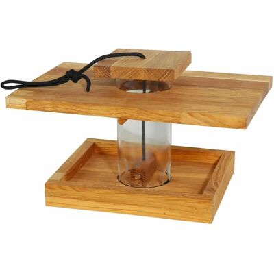 Dobar 46780e Mangime per Uccelli - Trasparente, Legno, Acrilico, Appeso/Indipendente Dobar 46780e Mangime per Uccelli - Trasparente, Legno, Acrilico, Appeso/Indipendente