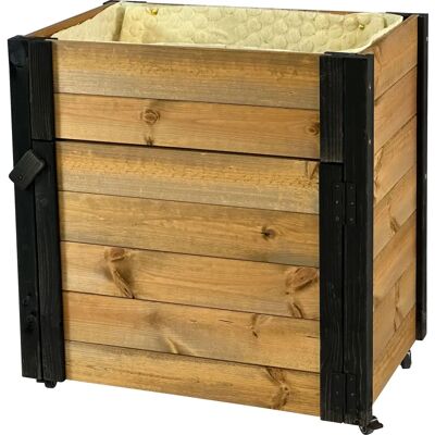 Dobar Hochbeet - 60x40x62cm - schwarz - Fichtenholz Dobar Hochbeet - 60x40x62cm - schwarz - Fichtenholz