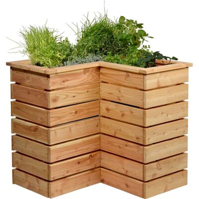 Dobar Fioriera Rialzata - Legno FSC Douglas - 78x78x73cm Dobar Fioriera Rialzata - Legno FSC Douglas - 78x78x73cm