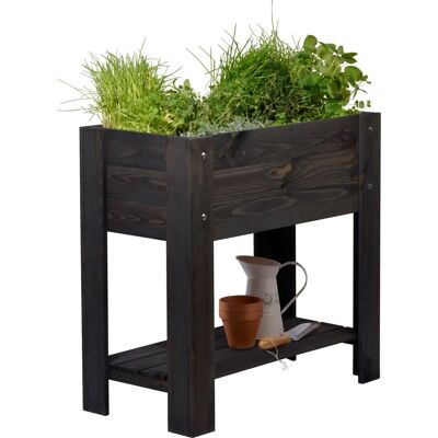 Cama de jardín elevada Dobar »Urban« - Madera FSC, resistente al clima, estante Cama de jardín elevada Dobar »Urban« - Madera FSC, resistente al clima, estante