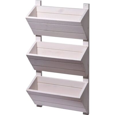 Dobar Maceta de Pared FSC - 3 Bandejas - 38x17.5x79 cm Dobar Maceta de Pared FSC - 3 Bandejas - 38x17.5x79 cm