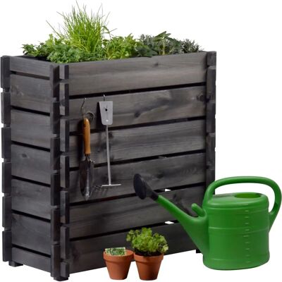 Altopiano da giardino Dobar - Pino FSC - Resistente alle intemperie - 79x37x79 cm Altopiano da giardino Dobar - Pino FSC - Resistente alle intemperie - 79x37x79 cm