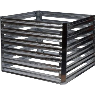 Dobar Compostatore, HxL: 70 x 93 cm, 560 l, Metallo - argento Dobar Compostatore, HxL: 70 x 93 cm, 560 l, Metallo - argento