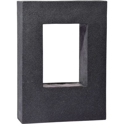 DOBAR Gartenteich mit Pflanzkasten - Grau - Polyresin DOBAR Gartenteich mit Pflanzkasten - Grau - Polyresin