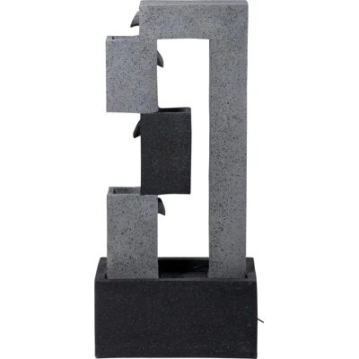 DOBAR Gartenbrunnen - 4 Becken Polyresin Deko DOBAR Gartenbrunnen - 4 Becken Polyresin Deko