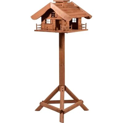DOBAR Vogelhaus "Almhütte" - Nistkasten, Standfuß, Braun - Vogelhaus DOBAR Vogelhaus "Almhütte" - Nistkasten, Standfuß, Braun - Vogelhaus